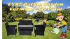 Rattan Garden Furniture Set Sofa Chairs Table Conservatory Outdoor Patio Wicker